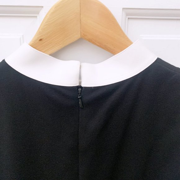 Jason Wu Contrast Collar Ponte Dress - Picture 6 of 12